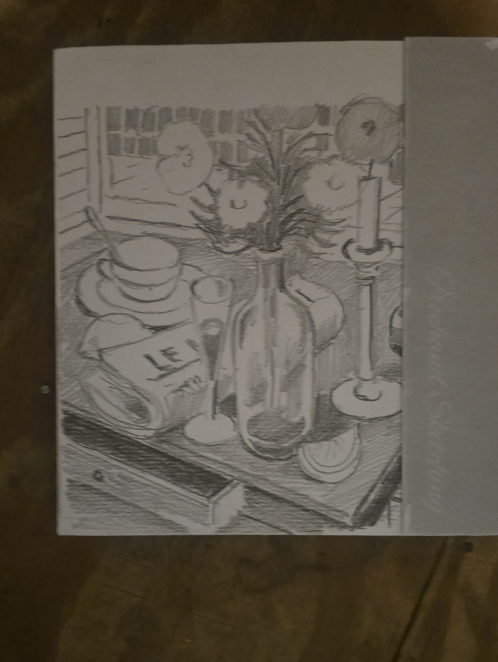 Sketch Book With Pencils Fir Freehand Sketching